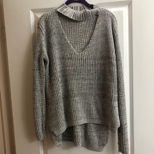 Gray sweater